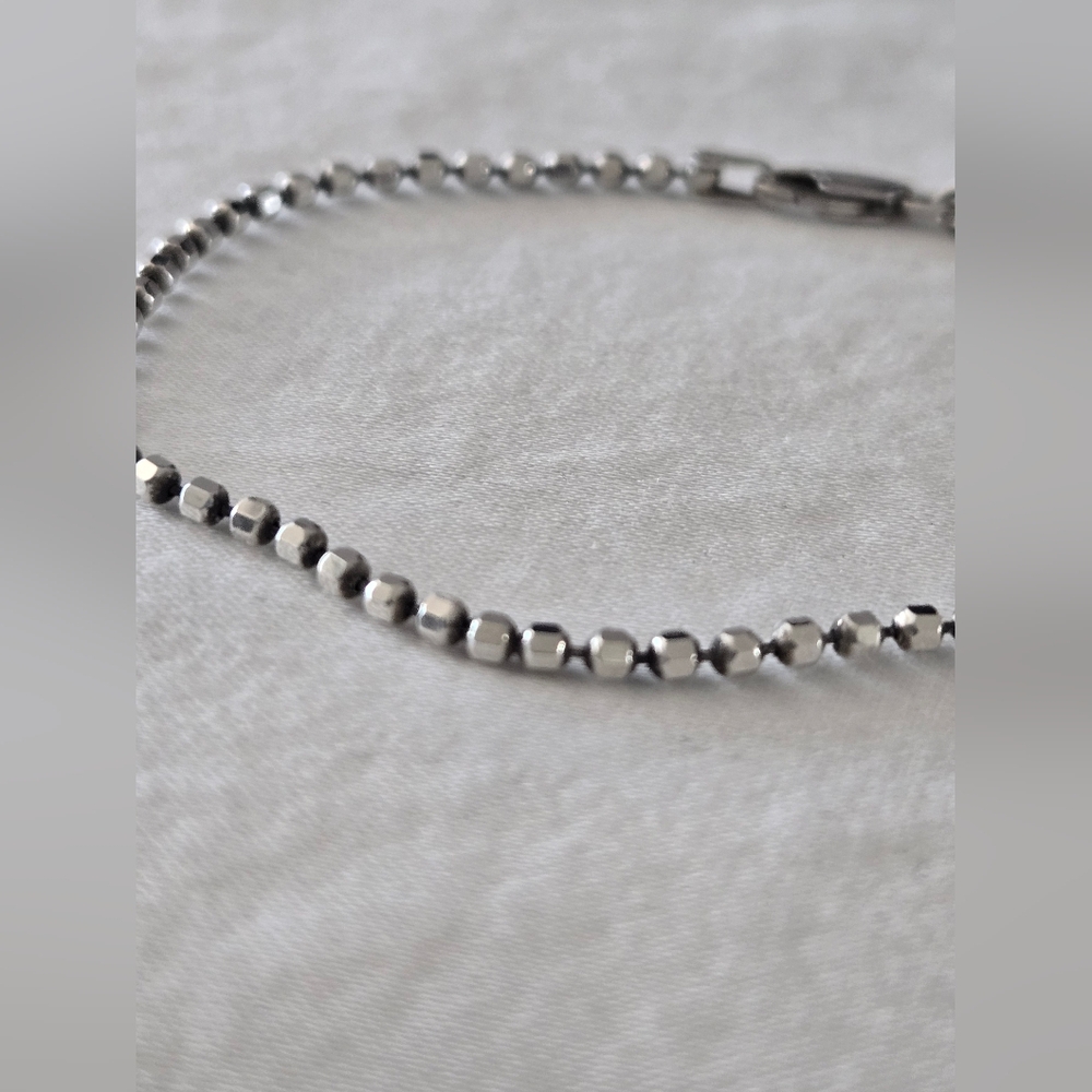 Milor Faceted Bead Bracelet - Silver - Picture 7 of 12